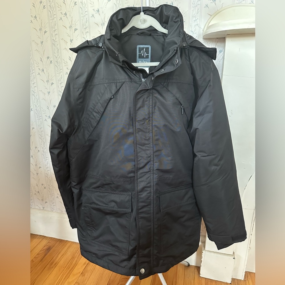 Pulse Waterproof Black Men's Puffer Jacket